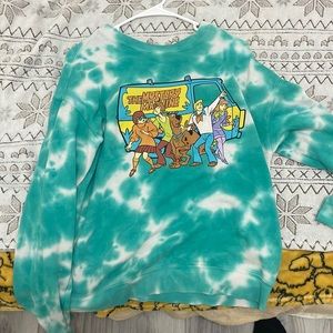 Scooby Doo tie dye crew neck sweater